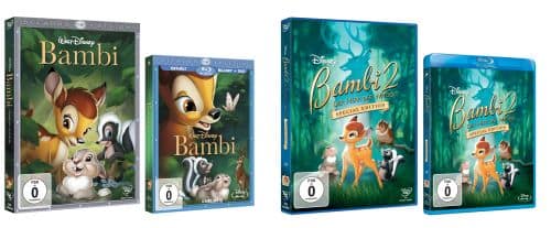 "Bambi" Diamond Edition auf Disney DVD, Disney Blu-ray Disc "Bambi" Diamond Edition auf Disney DVD, Disney Blu-ray Disc
