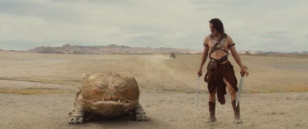 "JOHN CARTER"Woola & John Carter (Taylor Kitsch)©2011 Disney. JOHN CARTER⢠ERB, Inc.