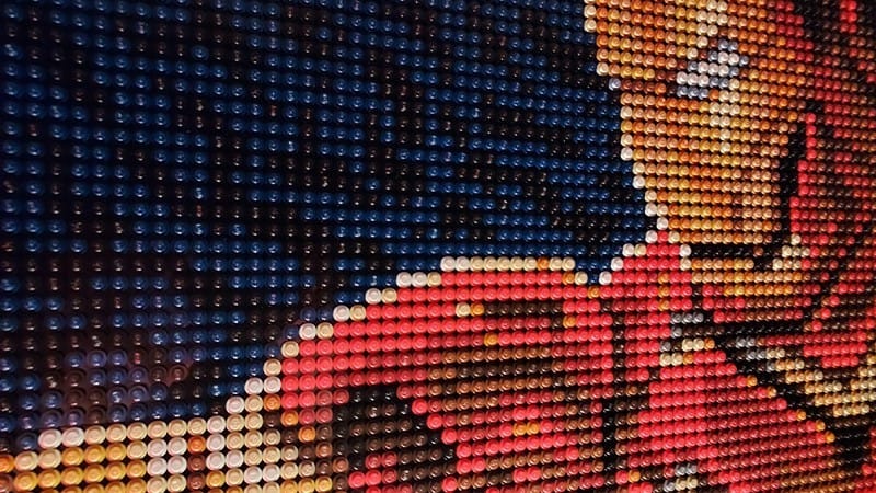 Iron Man als großes Wandbild